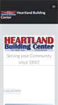 Mobile Screenshot of heartlandbuildingcenter.com